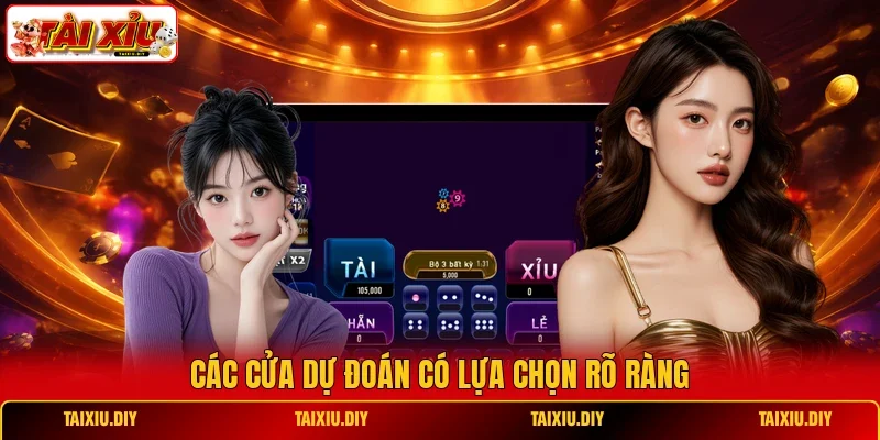 Các cửa dự đoán có lựa chọn rõ ràng