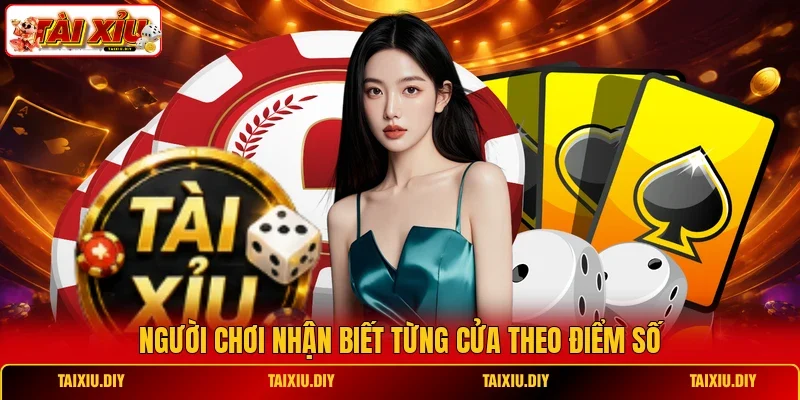 Người chơi nhận biết từng cửa theo điểm số