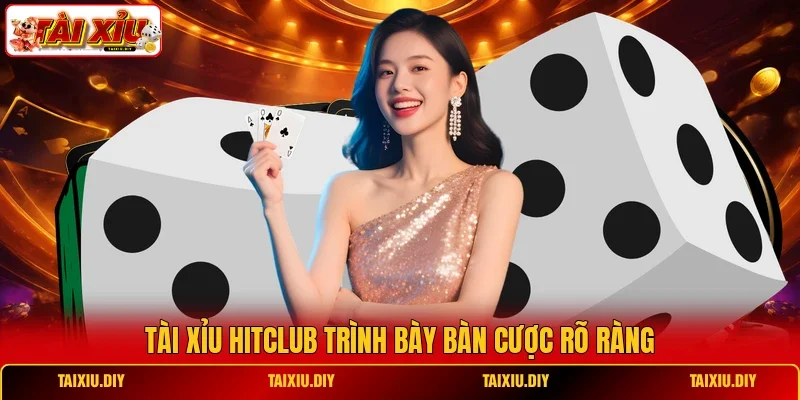 Tài Xỉu hitclub trình bày bàn cược rõ ràng