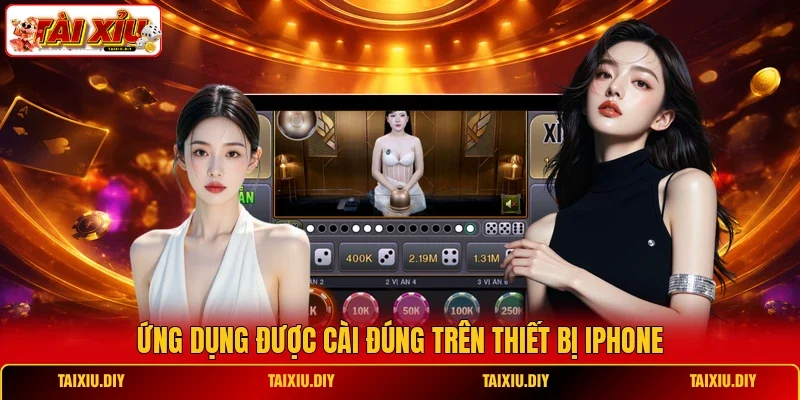Ứng dụng được cài đúng trên thiết bị iPhone